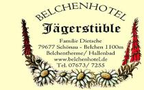 BELCHENHOTEL JAEGERSTUEBLE in 79677 Multen-Belchen