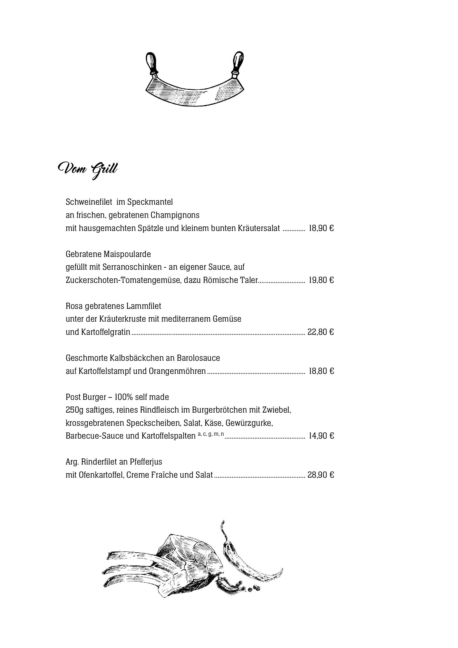 Hotel Zur Post Wiehl Restaurant Speisekarte Hotel Zur Post Wiehl Restaurant Speisekarte