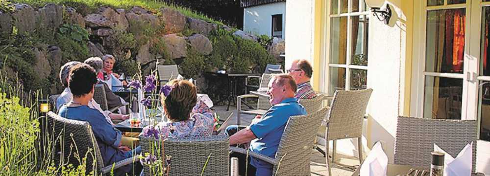 Beim Schweitzer Restaurant in Oberstaufen