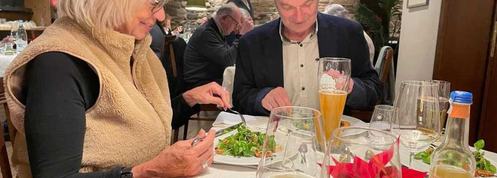 Beim Schweitzer Restaurant in Oberstaufen