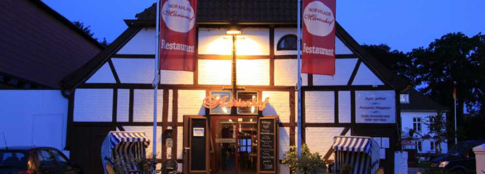 Restaurant auf der Hofanlage Marienhof in Neustadt in Holstein
