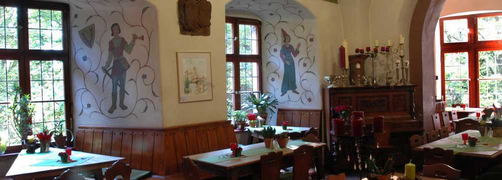 Burgsch�nke der Burg Berwartstein in Erlenbach