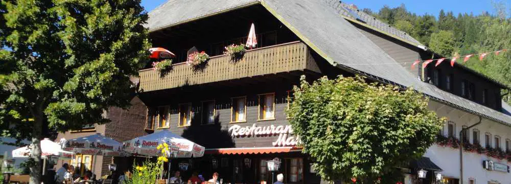 Restaurants in Todtmoos: Hotel Restaurant Maien