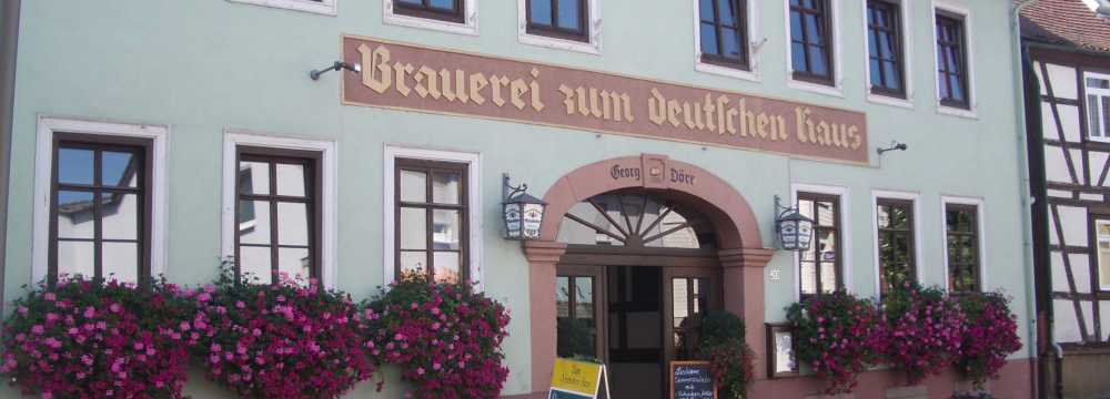 Restaurants in Michelstadt: Brauereigaststtte Zum Deutschen Haus 