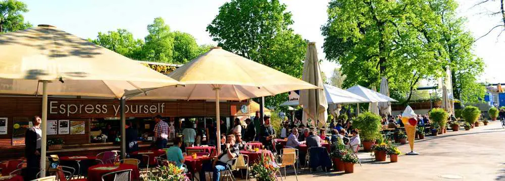 Restaurants in Stuttgart: Biergarten im Schlossgarten