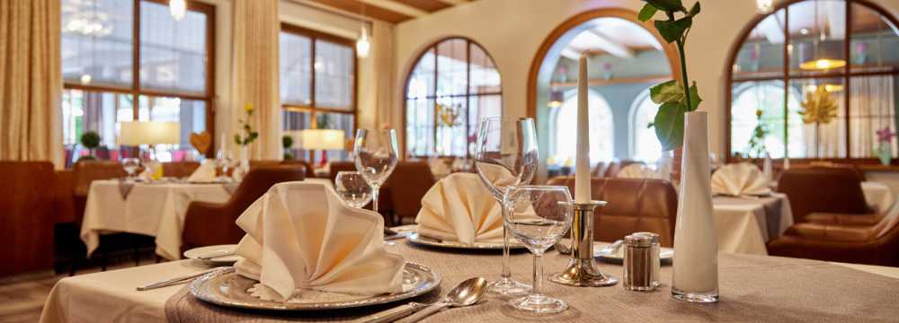 Restaurants in Oberammergau: Aktiv Hotel Bld & Restaurant Uhrmacher