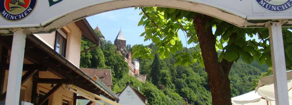 Schloss Cafe Zur Wolfsschlucht  in Zwingenberg/ Neckar