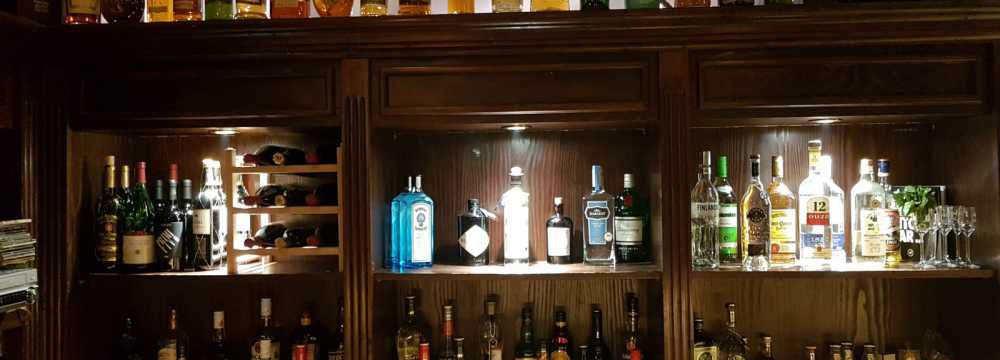 Frau Hopf im Schlo�caf� in T�bingen