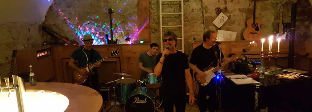 Frau Hopf im Schlo�caf� in T�bingen