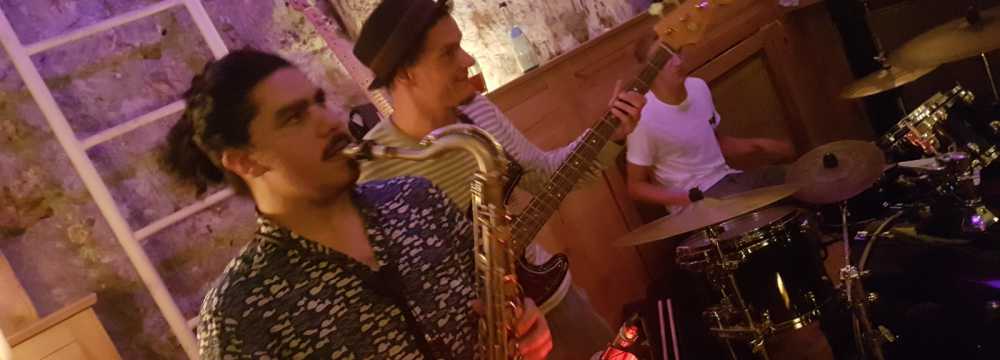 Frau Hopf im Schlo�caf� in T�bingen