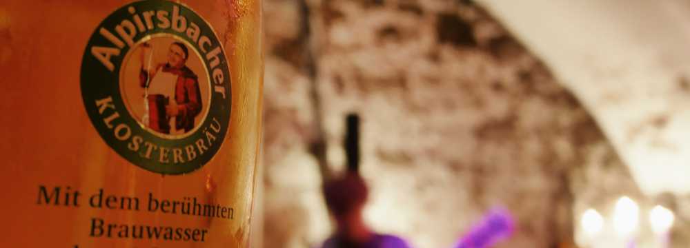 Frau Hopf im Schlo�caf� in T�bingen