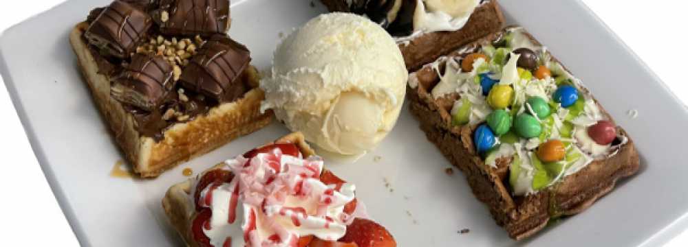 Caf� Waffeloase in Darmstadt-Bessungen