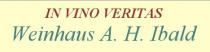 Logo von Restaurant Weinhaus A H Ibald in Hatzenport
