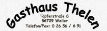 Logo von Restaurant Gasthaus Thelen in Weiler