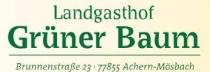 Logo von Restaurant Landgasthof Grüner Baum in Achern