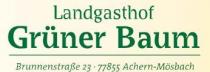 Logo von Restaurant Landgasthof Gr�ner Baum in Achern