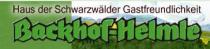Logo von Restaurant Backhof-Helmle in Breitnau Logo von Restaurant Backhof-Helmle in Breitnau