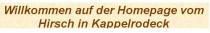 Logo von Restaurant GASTHOF PENSION Hirsch in Kappelrodeck