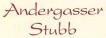 Logo von Restaurant Andergasser Stubb in Neustadt  Hambach