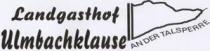 Logo von Restaurant Landgasthof Ulmbachklause in Greifenstein