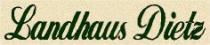 Logo von Restaurant Landhaus Dietz in Wallhausen