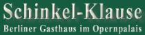 Logo von Restaurant Schinkel-Klause in Berlin
