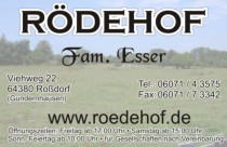 Logo von Restaurant Biergarten Rödehof in Roßdorf-Gundernhausen