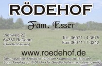 Logo von Restaurant Biergarten R�dehof in Ro�dorf-Gundernhausen