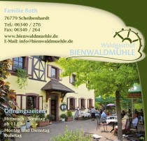 Restaurant Waldgasthof Bienwaldm�hle in Scheibenhardt