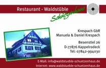 Logo von Restaurant Waldst�ble Sch�tzenhaus in Kappelrodeck