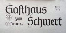 Logo von Restaurant Gasthaus zum goldenen Schwert in Klingenberg