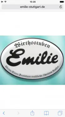 Logo von Restaurant Weinstube Emilie in Stuttgart