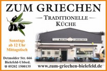 Logo von Restaurant Zum Griechen in Bielefeld - Ubbedissen