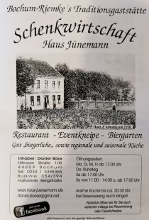 Logo von Restaurant Haus Jnemann Gaststtte zum Tippelsberg in Bochum