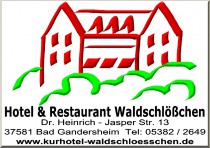 Logo von Restaurant Kurhotel Waldschlchen in Bad Gandersheim