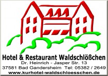 Logo von Restaurant Kurhotel Waldschl��chen in Bad Gandersheim