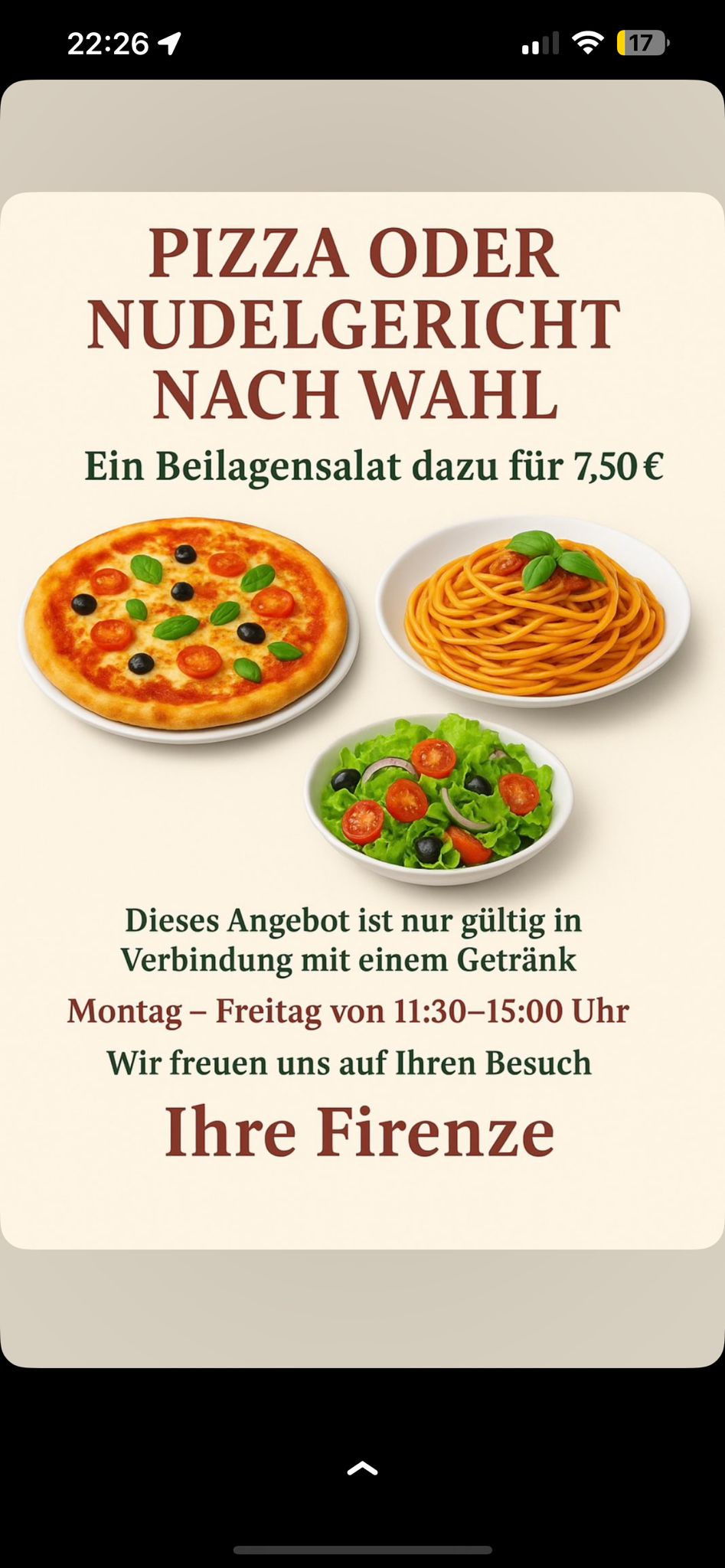 Mittags Tisch