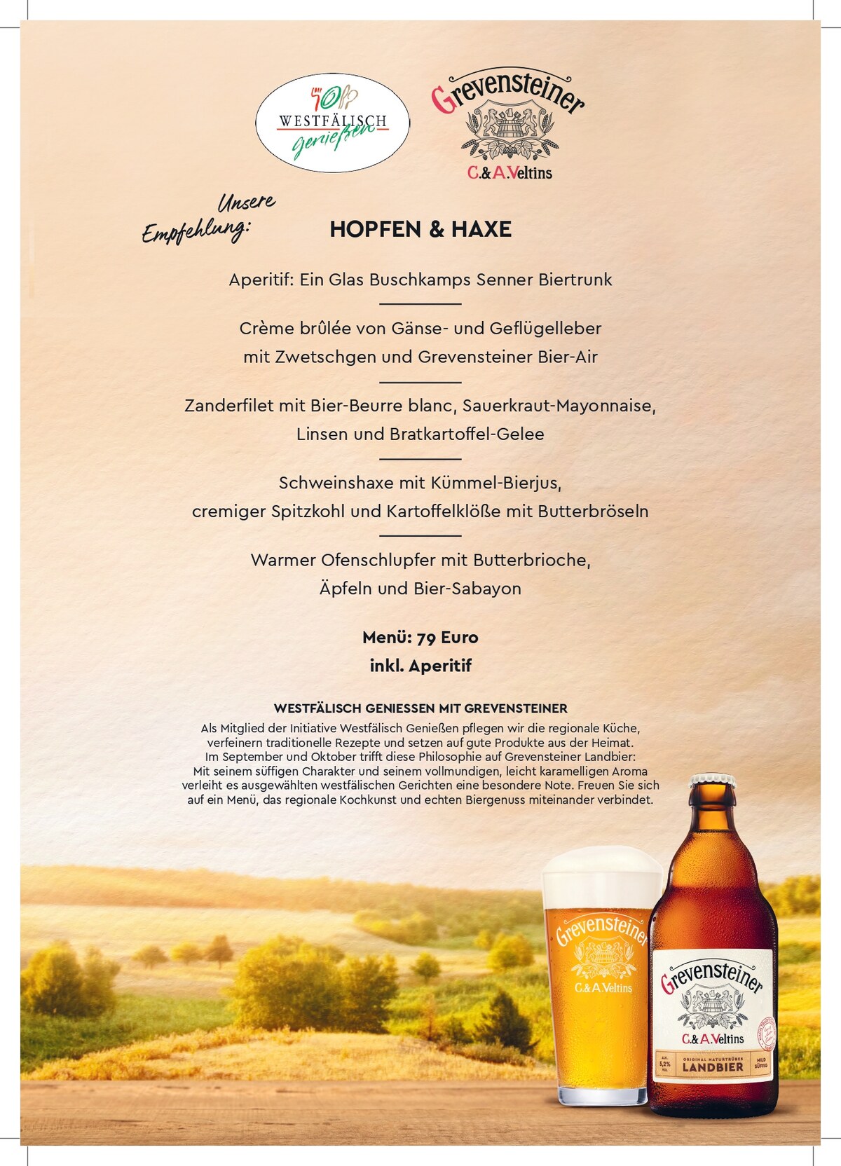 Hopfen & Haxe - Grevensteiner meets Buschkamp!, Historisches Gasthaus Buschkamp in Bielefeld Hopfen & Haxe - Grevensteiner meets Buschkamp!, Historisches Gasthaus Buschkamp in Bielefeld