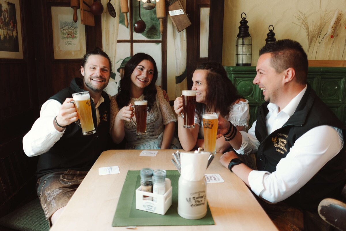 TÄGLICH GEÖFFNET, Oberstdorfer Dampfbierbrauerei in Oberstdorf