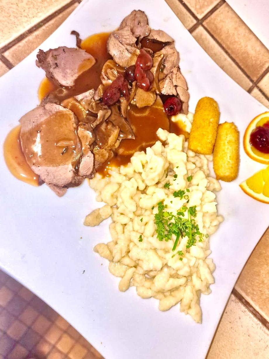 Erweiterte Speisekarte, Gasthaus s`Felix in Triberg
