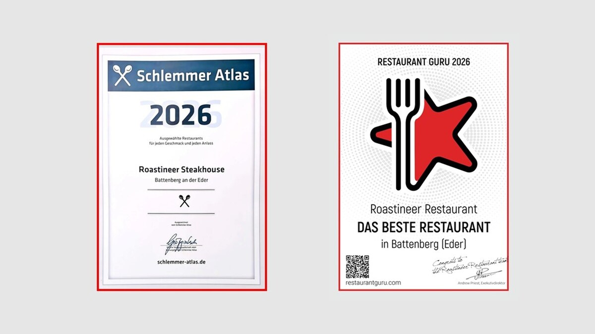Schlemmer Atlas, Roastineer Steakhouse in Battenberg (Eder)