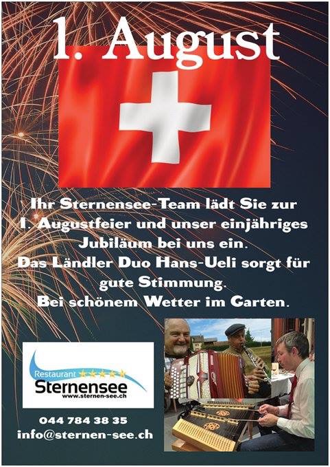 1 Jahr Sternensee Team 1. Augustfeier