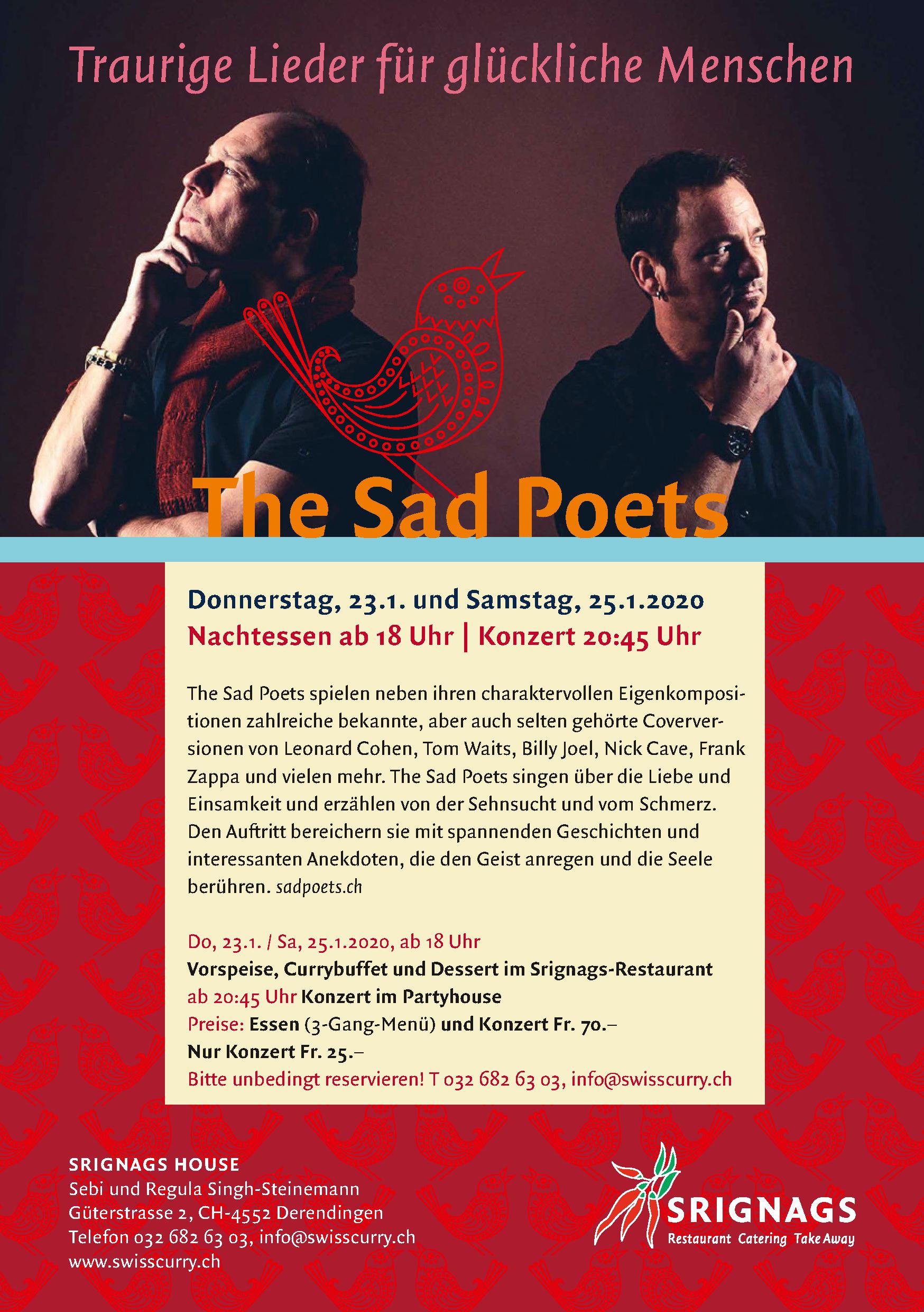 Sad Poets, alles andere als traurige Musik