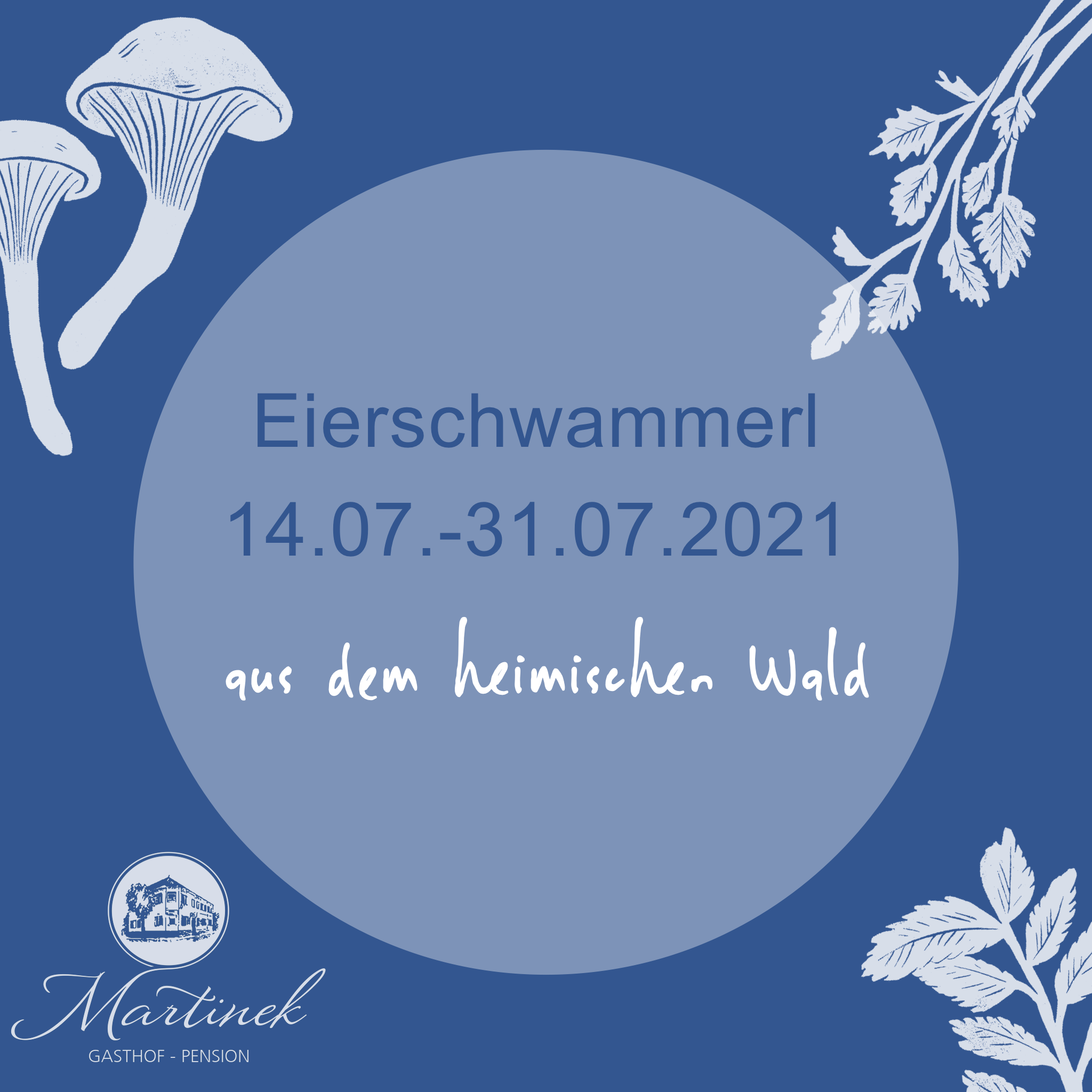 Eierschwammerl in diversen Variationen