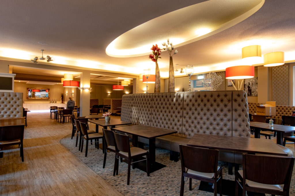 Fahrradpause im Seestern Restaurant Senftenberg