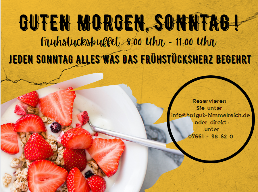 Frühstücksbuffet