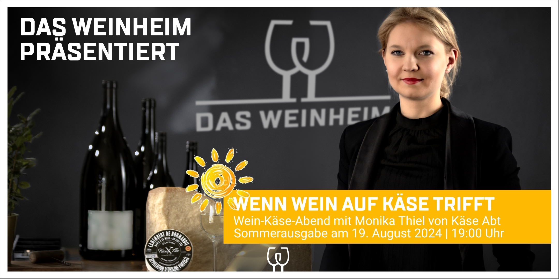 Wein-Käseverkostung mit Käse Abt