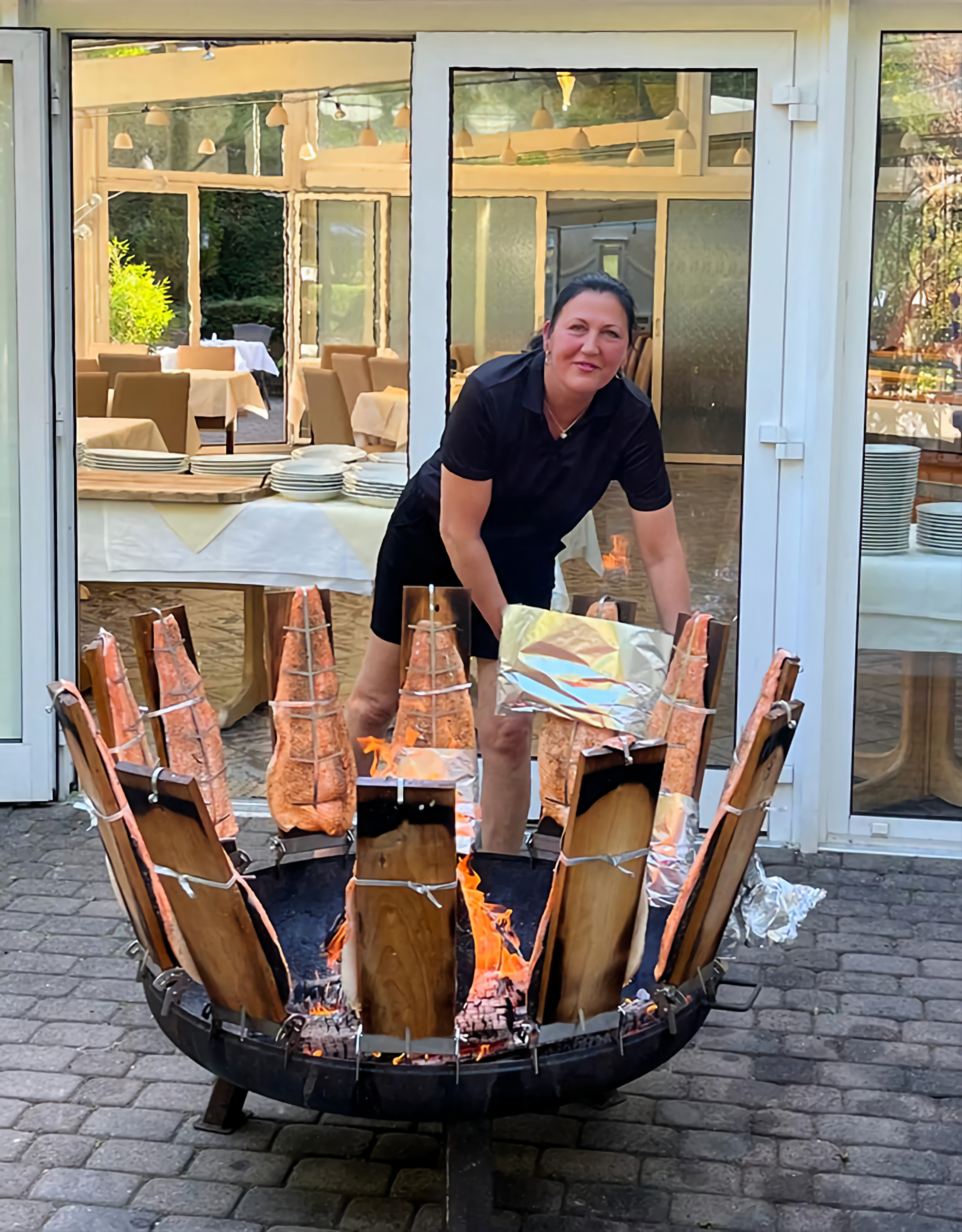 Flammlachs-Abend