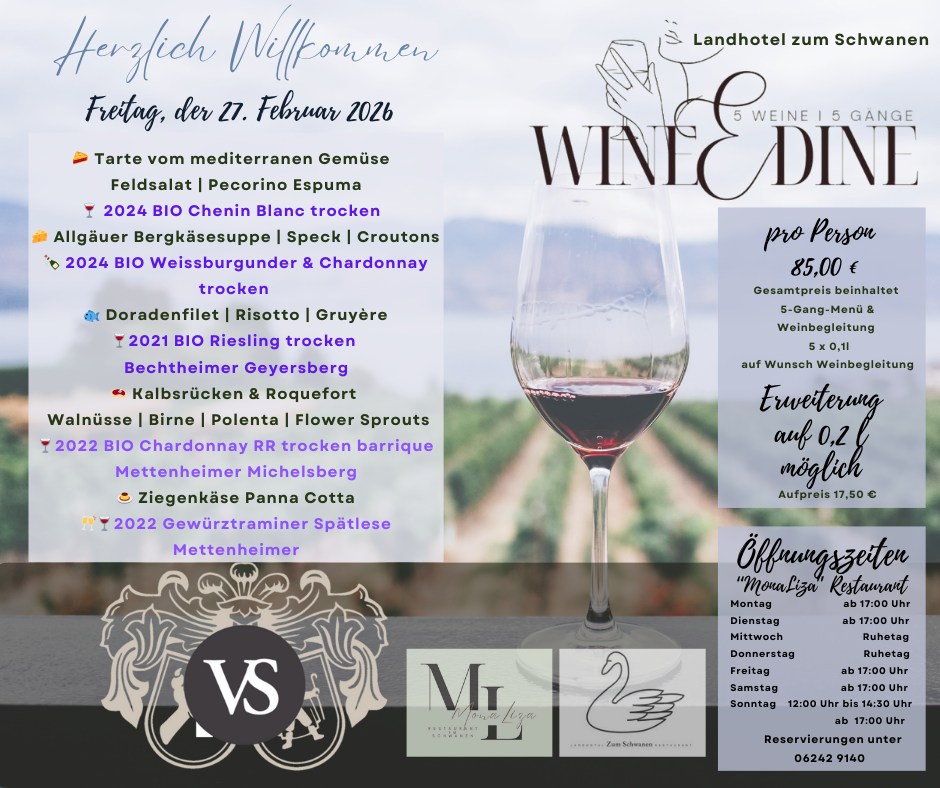 Wine& Dine 'Hüttenzauber'