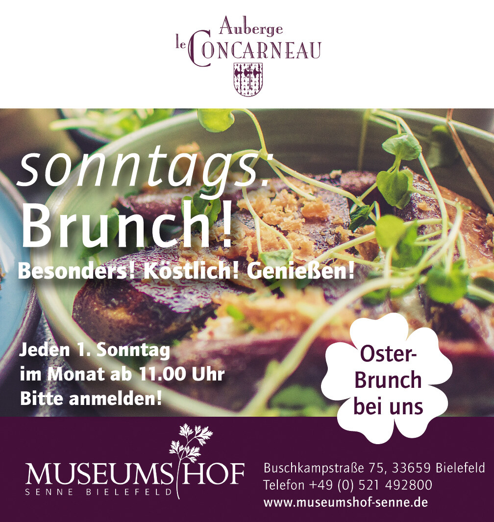 "immer wieder Sonntags" - WEIHNACHTS Brunch Büffet auf dem Museumshof Senne